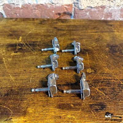 MIJ 6 in Line 11/32 Tuners (1970s -Chrome) image 5
