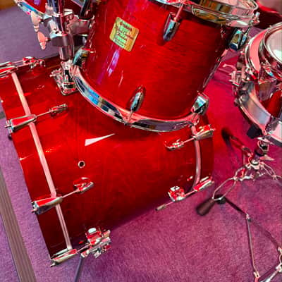 Yamaha Yamaha Birch Custom Absolute Drum Kit Wine Red - Wine Red imagen 3