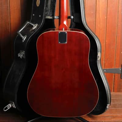Epiphone FT-160 Texan-12 Sunburst 12-String Acoustic Guitar MIJ 1970s Pre-Owned image 15