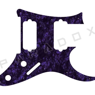 Custom Pickguard For 1997 - 2002 Made in Japan Ibanez RG7620 7 String - Purple Pearl/Black/White/Black .090"