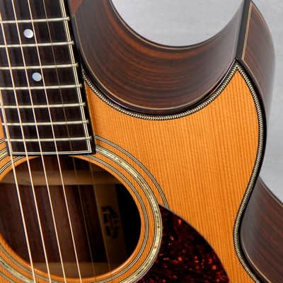 1998 Jim Olson SJ Florentine Cutaway Indian Rosewood/Cedar Acoustic Guitar image 7