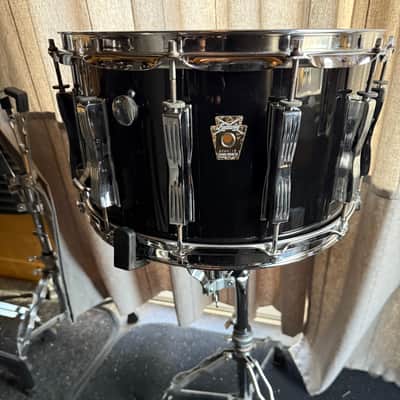 Ludwig Coliseum 14” x 8” Maple Snare Drum 1991 - Black image 6