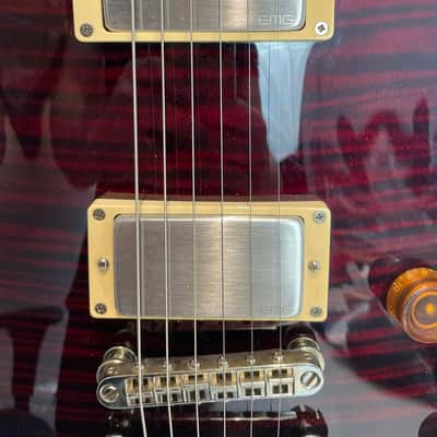 Electric Guitar ESP Eclipse  - see thru black cherry image 6