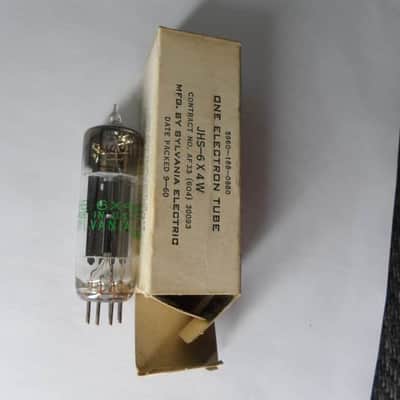 Tung-Sol 6X4 Amplifier Tube NOS JAN 1960 image 1
