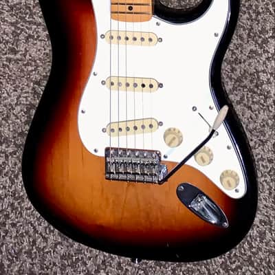 2022 Fender Jimi Hendrix Artist  Series Signature  Stratocaster 3-Color Sunburst electric guitar image 1