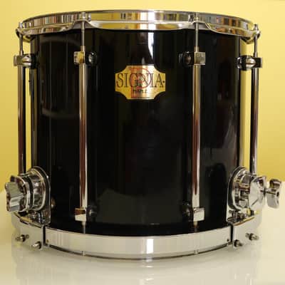Premier Signia 15" tom • Ebony Gloss black finish • floor tom use image 5