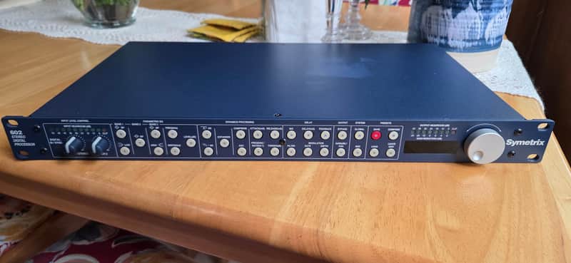 Symetrix 602 Stereo Digital Processor 1995 Blue image 1