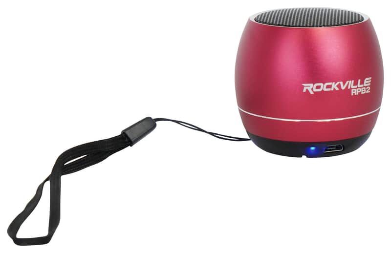 Rockville RPB2-RED Handheld Portable Bluetooth Speaker Great Sound+Wireless Link image 1