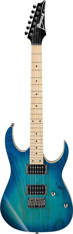 Ibanez RG421AHMBMT RG Series Solid Body Electric Guitar, Blue Moon Burst image 1