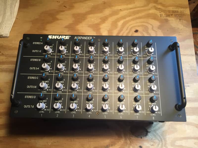 Shure AuxPander Line Mixer / Auxiliary Expander 8x8 image 1