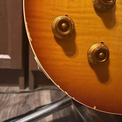 Tokai LS105F Sunburst left handed guitar image 6