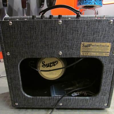 Supro 1695T Black Magick Black Rhino Hide Tolex image 4