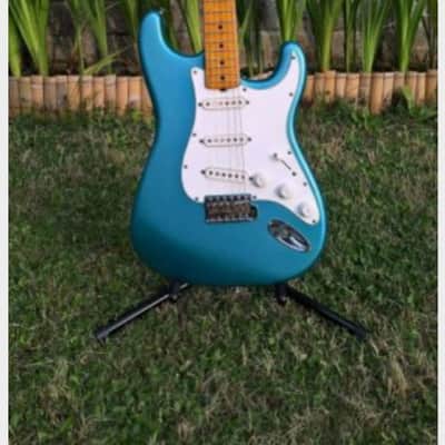 1982 Blue Fernandes Revival Stratocaster image 21