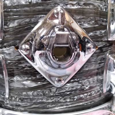 Rogers 12" R-360 tom  1968 Black Oyster/Strata image 4