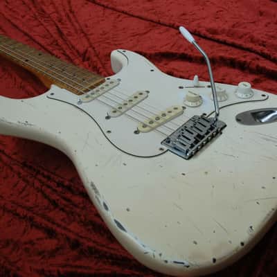 Fender Stratocaster STS 55M 1990 Fujigen Japan MIJ Rare Short Scale Maxon Scalloped Blackmore image 13