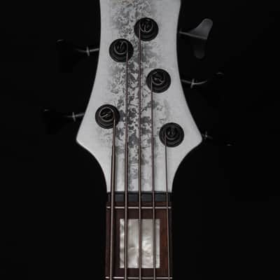 Ibanez Limited BTB25TH5 5-String Bass, Silver Blizzard Matte image 9