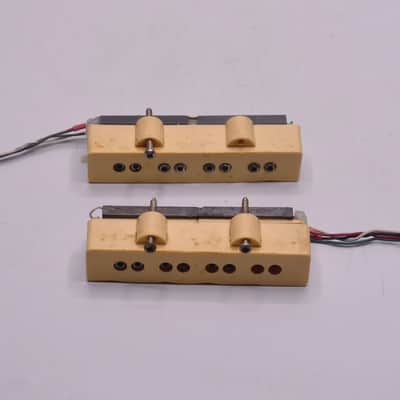 Vintage 1970s Dimarzio PAF JAZZ BASS Pickups Fender Guitar Patent Applied For Set 1980's image 7