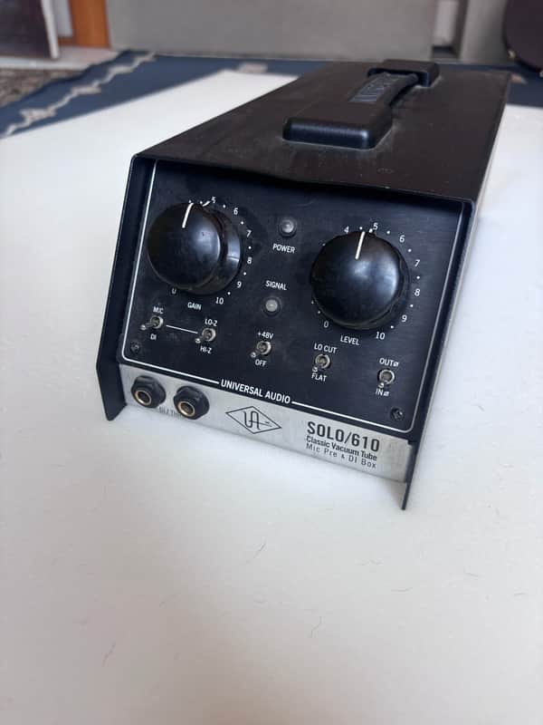 Universal Audio Solo/610 Desktop Tube Mic Preamp 2006 - Present - Black image 1