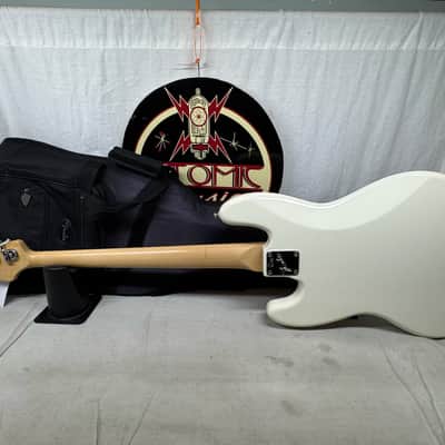Fender American Performer Jazz Bass 4-string J-Bass with Gig Bag 2019 - Arctic White / Rosewood fingerboard image 7