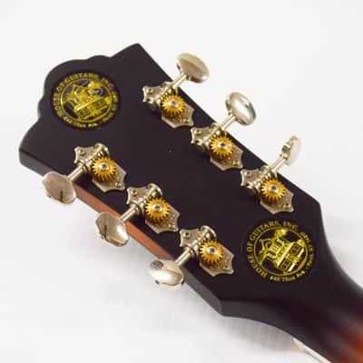 Guild F-250CE Deluxe Acoustic-Electric Guitar (DEMO) - Antique Burst image 11