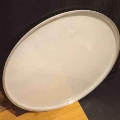 Premier 24" bass drum head 90s-00s - White 🤍 image 5