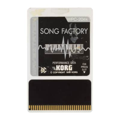Korg WPC-20ex Wavestation Song Factory Voice ROM Card