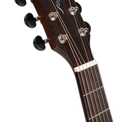 Cort Core Series CORE-OC OPLB Orchestra Cutaway Acoustic-Electric Guitar w/ Case – Solid Spruce Top, Open Pore image 19