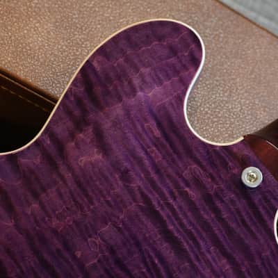 Minty! 2025 Gibson ES-335 Block Limited Edition Semi-Hollow Electric Guitar Figured Trans Purple + OHSC image 14
