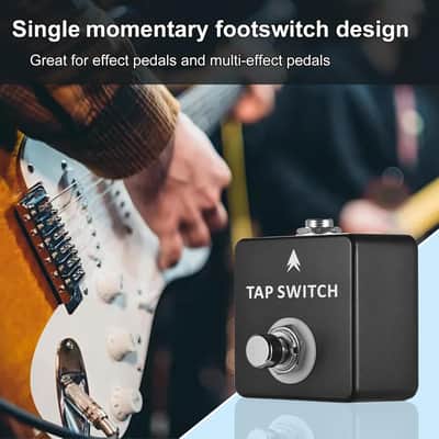 Mosky Audio Guitar Footswitch Pedal TAP SWITCH PEDAL, Single Momentary Footswitch, for time-based effects Pedal and Muti-effects Pedal image 3