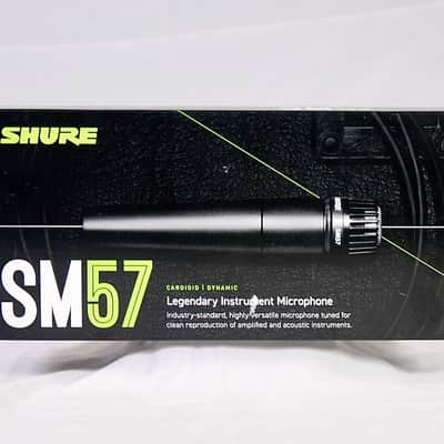 Shure SM57 Cardioid Dynamic Microphone 1984 - Present - Black image 2