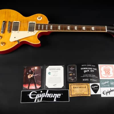 2021 Epiphone Joe Bonamassa Signature "Lazarus" '59 Les Paul Standard - Aged Gloss | Limited Edition Gibson Burstbucker Pickups Locking Tuner 3.69kg | CoA OHSC image 18