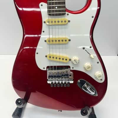 1984 - 1987 Fender Contemporary Stratocaster Kahler Spyder Candy Apple Red image 2