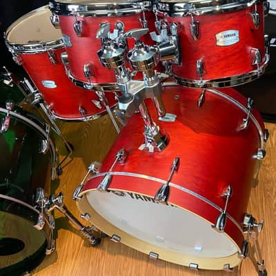 Yamaha Tour Custom 4-piece Shell Pack 2024 - Candy Apple Satin image 1