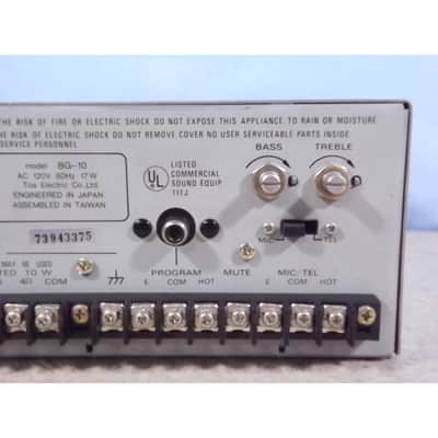 Immagine TOA BG-10 Amplifier - 10W PA system - 6