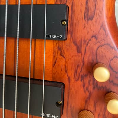 Schecter Stiletto Studio-5 FL Active Fretless 5-String Bass 2010s - Honey Satin image 3