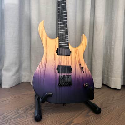 Mayones Duvell Q6 John Browne Signature Winter Heather 2018 Poland w/ Bare Knuckle Pickups, COA & Case image 1