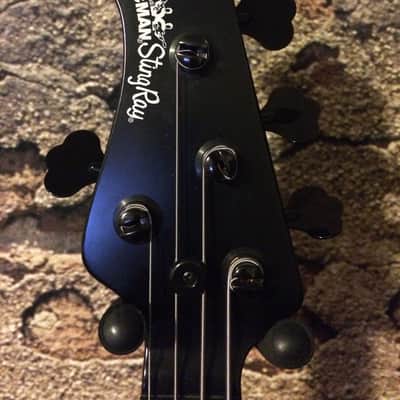 Left Handed Ernie Ball Music Man 2013 Stealth Black Lefty image 1