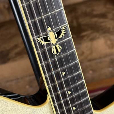 Duesenberg Alliance Dave Baksh Paloma White Sparkle - incl. Case - NEW image 6