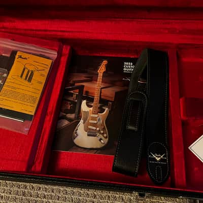 Fender Stratocaster Custom Shop Floyd Rose. Relic’d Shell Pink image 19