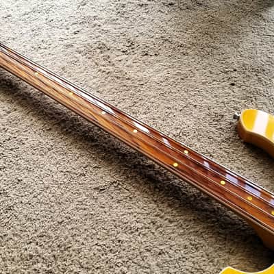 Left-Handed Paul McCartney fretless 4001 Rickenbacker Custom Build Bass image 12