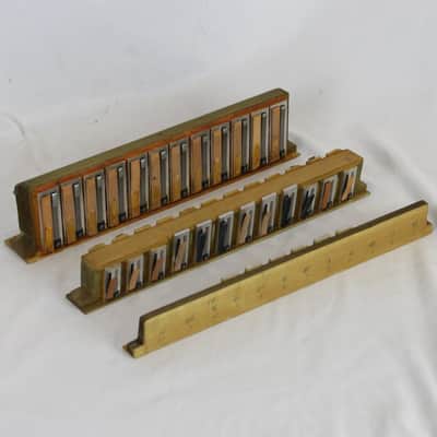 Wurlitzer Accordion Part - Bass Reeds 3 Blocks 5 x 12 (12.75" x 3" x 2") image 2