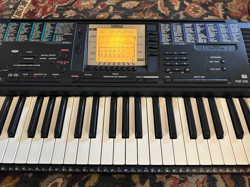 Yamaha PSR-330 1997 - Black | Reverb