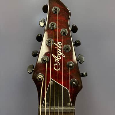Agile 9-String 28 5/8” Scale Electric Guitar Septor Elite 928 EB CP Tribal Red image 4