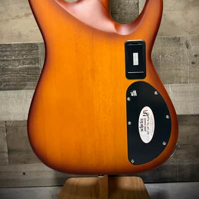 Schecter C-1 EA Classic Left Handed Electric Guitar - Faded Vintage Sunburst (644) image 5