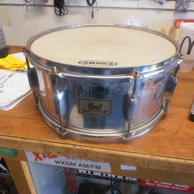 pearl  steel snare drum (90's) image 1