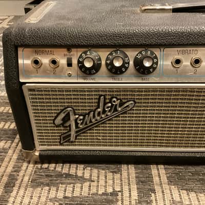 Fender Bandmaster 50-Watt 2-Channel Guitar Amp Head - Silverface image 8