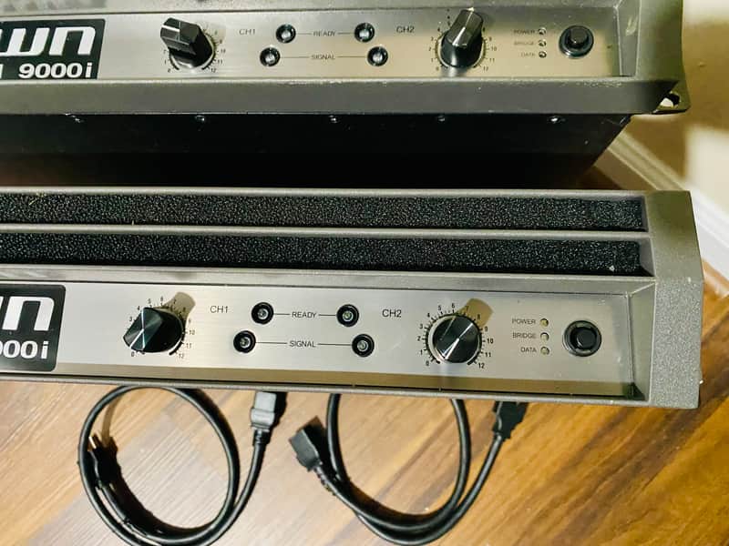 Crown Macro-Tech 9000i & 5000i Pro Amplifier W/ Power Cords | Made