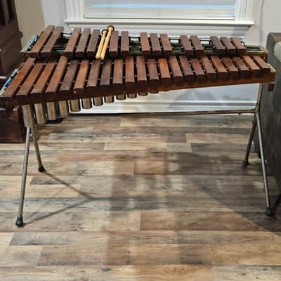 RARE Deagan Solid Honduran Rosewood Xylophone Circa 1920's image 2