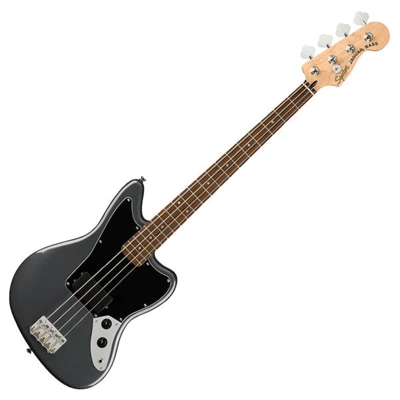 Squier Affinity Series Jaguar Charcoal Frost Metallic with Indian Laurel Fingerboard image 1