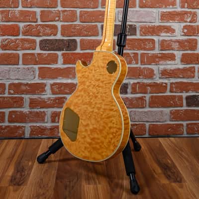 Gibson Custom Shop 50th Anniversary Les Paul Custom Curly Koa Top Antique Natural #6 of 50 2002 w/OHSC image 8